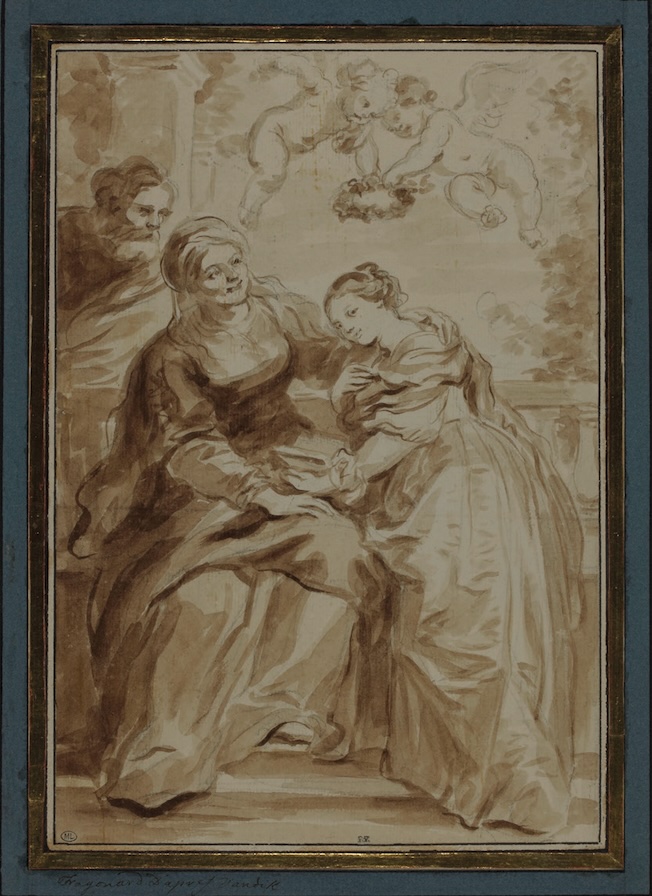 Jean-Honoré Fragonard, L’éducation de la Vierge, d’après Rubens, 1773, Paris, Musée du Louvre, Département des Arts graphiques - INV 26644, Recto © GrandPalaisRmn (Musée du Louvre) / Franck Raux Jean-Honoré Fragonard, L’éducation de la Vierge, d’après Rubens, 1773, Paris, Musée du Louvre, Département des Arts graphiques - INV 26644, Recto © GrandPalaisRmn (Musée du Louvre) / Franck Raux