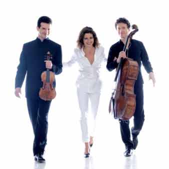 Svetlin Roussev, Elena Rozanova et François Salque Svetlin Roussev, Elena Rozanova et François Salque