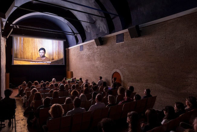 Projection de Saint Omer (2022) d’Alice Diop au festival 2022 © M. Nuti & D. Molajoli