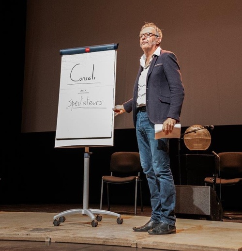 Villefranche (69), Théâtre : Conseils aux spectateurs, de et par Jérôme Rouger. Le 30 septembre 2025