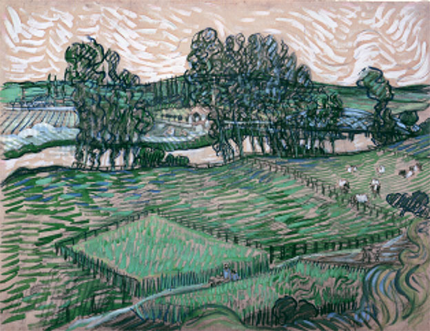 Vincent van Gogh, Vue sur l'Oise