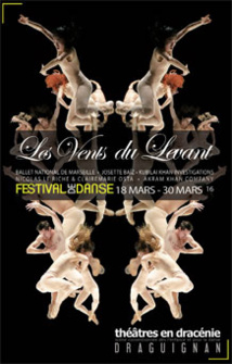 « Les Vents du Levant » festival de dans, Théâtre en Dracénie, Draguignan, du 18 au 30 mars