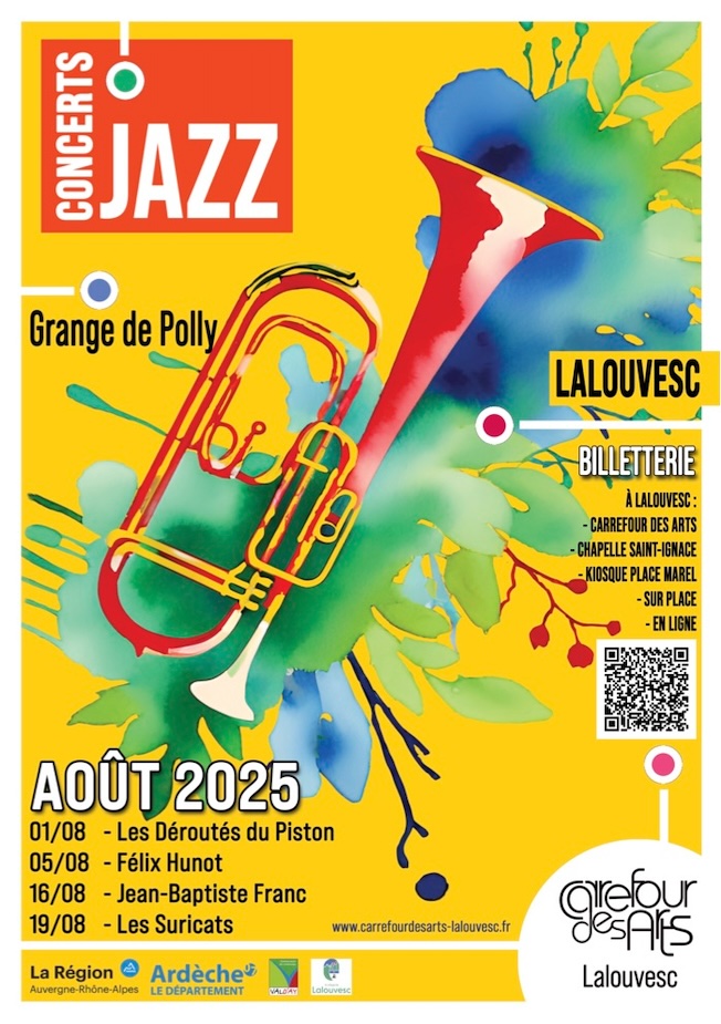 La Louvesc (07). Les concerts de Jazz à la Grange de Polly du 1er au 19 août 2025