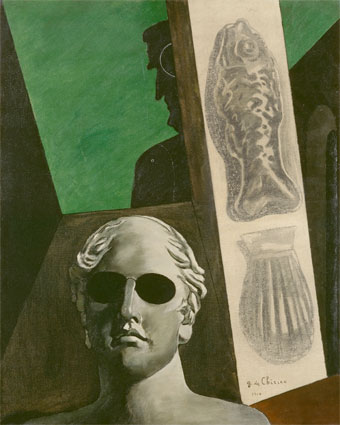 Giorgio de Chirico (1888-1978), Portrait (prémonitoire) de Guillaume Apollinaire. Musée de l’Orangerie, Paris