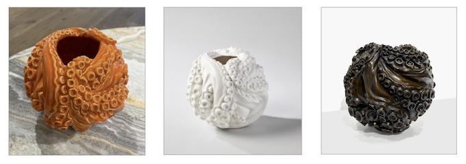 Jean-Christophe Malaval, Atlantis, 2021. Vase en cérmique, numérotée, H 21 x D 24 cm Jean-Christophe Malaval, Atlantis, 2021. Vase en cérmique, numérotée, H 21 x D 24 cm