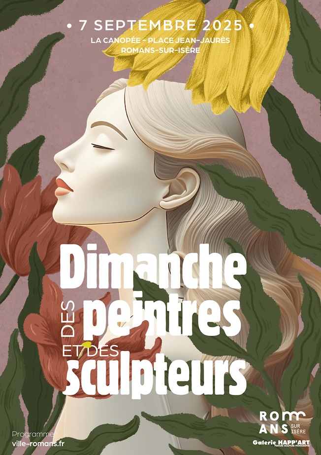 Romans-sur-Isère :  le « Dimanche des peintres et des sculpteurs » s’invite sous la canopée. Dimanche 7/9/25