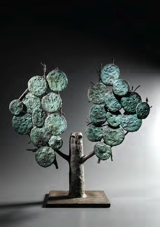Tree of Life, 2025. Bronze patiné. Pièce unique H. 47 cm. Tree of Life, 2025. Bronze patiné. Pièce unique H. 47 cm.