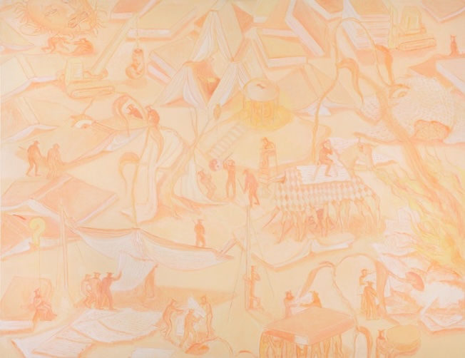 Bianca Argimón, Sans titre, 2025, Huile sur toile, 140 x 180 cm Bianca Argimón, Sans titre, 2025, Huile sur toile, 140 x 180 cm