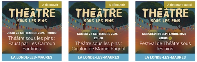 La Londe-les-Maures. Le Funny Musical installe son théâtre forain à la Pinède de l’Argentière entre le 24 et le 27 septembre 2025 La Londe-les-Maures. Le Funny Musical installe son théâtre forain à la Pinède de l’Argentière entre le 24 et le 27 septembre 2025