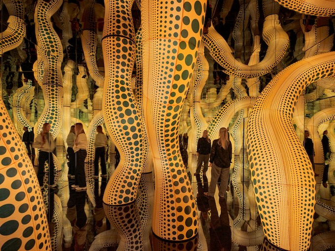 Yayoi Kusama. The Hope of the Polka Dots Buried in Infinity Will Eternally Cover the Universe, 2019/2024 National, Gallery of Victoria, Melbourne © YAYOI KUSAMA Yayoi Kusama. The Hope of the Polka Dots Buried in Infinity Will Eternally Cover the Universe, 2019/2024 National, Gallery of Victoria, Melbourne © YAYOI KUSAMA