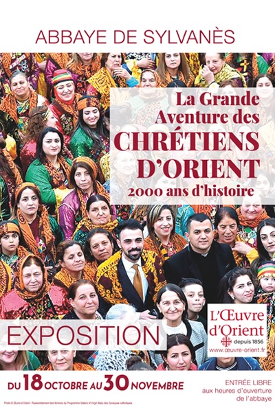 Abbatiale de Sylvanès. Exposition « La Grande aventure des chrétiens d’Orient ». Du 18 octobre au 30 novembre 2025 Abbatiale de Sylvanès. Exposition « La Grande aventure des chrétiens d’Orient ». Du 18 octobre au 30 novembre 2025
