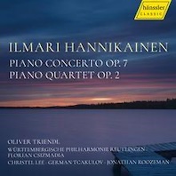 Nouveau CD : Ilmari Hannikainen (1892-1955). Concerto pour piano et orchestre en Si  bémol mineur opus 7 et quatuor pour piano en Fa dièse mineur opus 2 Nouveau CD : Ilmari Hannikainen (1892-1955). Concerto pour piano et orchestre en Si  bémol mineur opus 7 et quatuor pour piano en Fa dièse mineur opus 2
