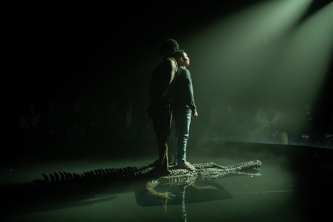 Paris,  musée du quai Branly - Jacques Chirac : Le vortex Nukak (La voràgine màs allà). Mapa Teatro. Dans le cadre du Festival d'Automne