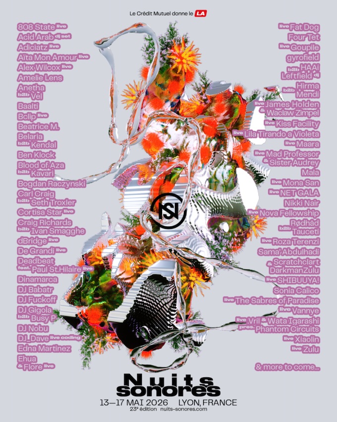 Lyon : Nuits sonores 2026 !  Du 13 au 17 mai 2026
