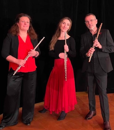 Trio l'Envolée - Barbara TITEUX, Clara DAVID, Yann LE CORRE (Flûtes)
