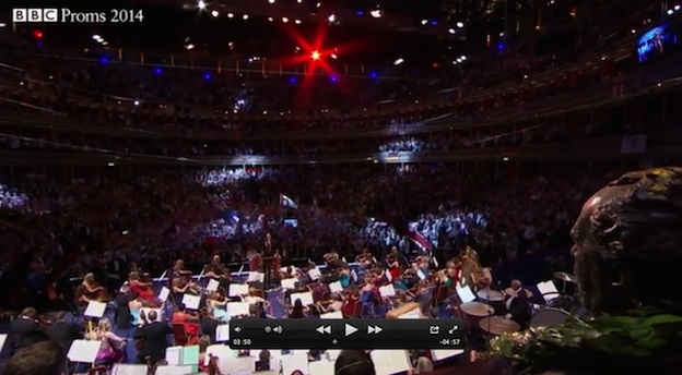 Vidéo pour redonner le moral à tous les organisateurs de festivals : Pomp and Circumstance, d'Elgar au Royal Albert Hall (© BBC Proms 2014)