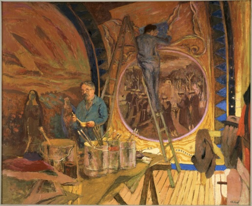 Edouard Vuillard, Portrait de Maurice Denis, 1930-1935. 116 × 140,6 cm. Paris, Musée d’Art moderne de Paris © Paris Musées