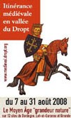 Festival médiéval de la vallée de Dropt Festival médiéval de la vallée de Dropt
