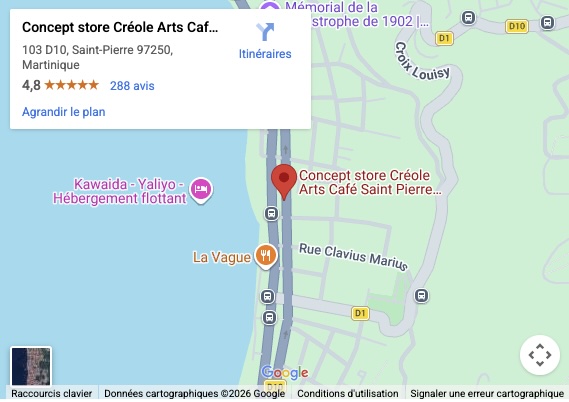 Martinique, Saint-Pierre, Créole Arts Café : exposition « L'irréversible » du 24 février au 4 avril 2026