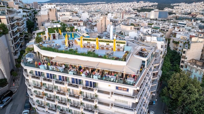 St. George Lycabettus vue aérienne © DR