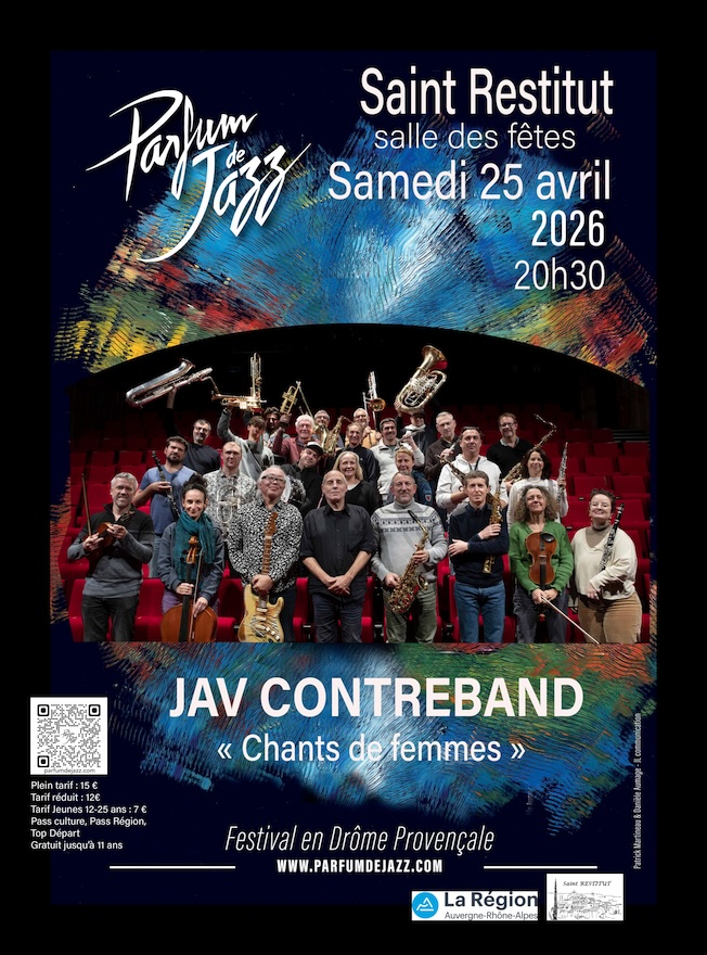 Drôme. Festival Parfum de Jazz 2026. Avant première les 25 et 30 avril 2026