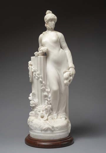 Sarah Bernhardt par elle-même, sculpture en marbre, 49 cm, vers 1875 © Jean Louis Losi.