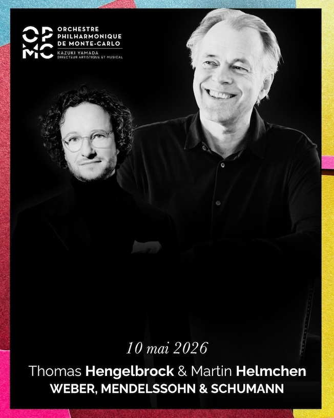 Monaco. 10 mai : Martin Helmchen, piano, Auditorium Rainier III - 13 mai : Aozhe Zhang, violon, Salle Garnier