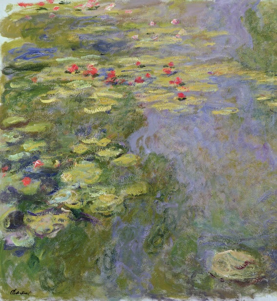 Claude Monet, Le Bassin aux Nymphéas, Vers 1917-1919 Huile sur toile,130 x 120 cm Paris, Musée Marmottan Monet, Leg Michel Monet 1966, Inv. 5165