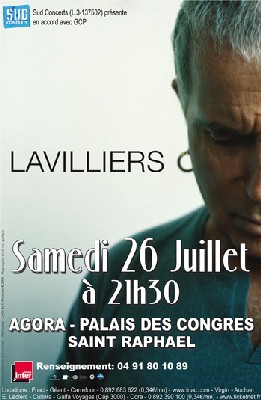 Saint-Raphaël, Var, Bernard Lavilliers en concert le 26 juillet 2008