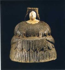 Figurine féminine, Princesse de Bactriane Fin du IIIe - début du IIe  av. Figurine féminine, Princesse de Bactriane Fin du IIIe - début du IIe  av.