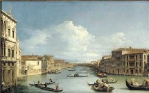 Antonio Canal, dit Canaletto, Le Grand Canal vu du Palais Balbi, 1730