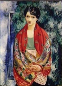 Kisling. Jeune Polonaise (Femme au châle), 1928. Musée d’Art et d’histoire du Judaisme.