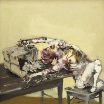 Paul Rebeyrolle, Le bon sens, 1987. Huile sur toile 180x180 cm