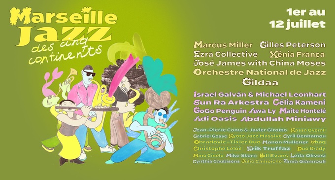 Marseille Jazz des cinq continents, du 1er au 12 juillet 2026