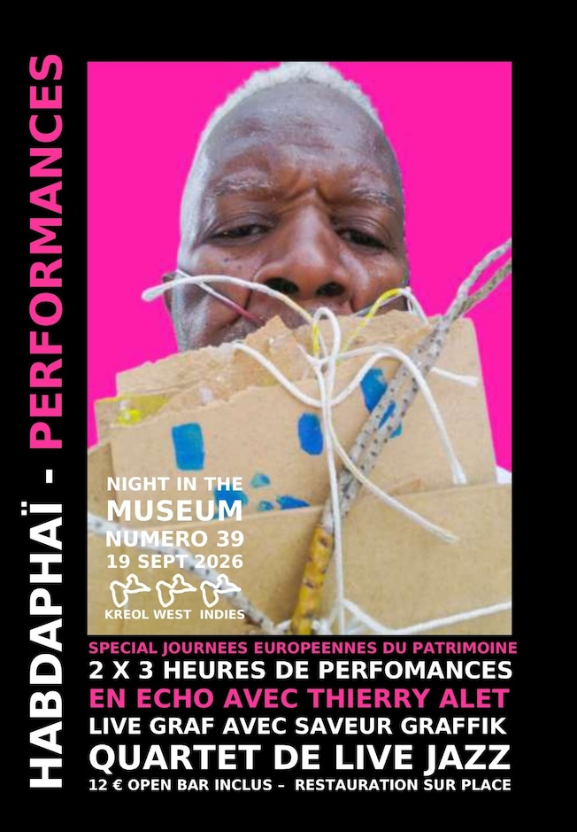 Saint-François, Guadeloupe : Kreol West Indies célèbre "Night in the Museum". 19/09/2026