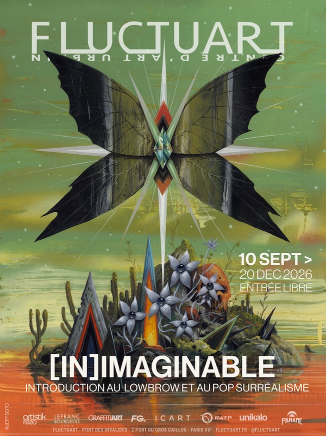 Paris, Fluctuart - Centre d'art urbain : [IN]IMAGINABLE. Introduction au lowbrow et au pop surréalisme. 10 sept - 20déc 2026