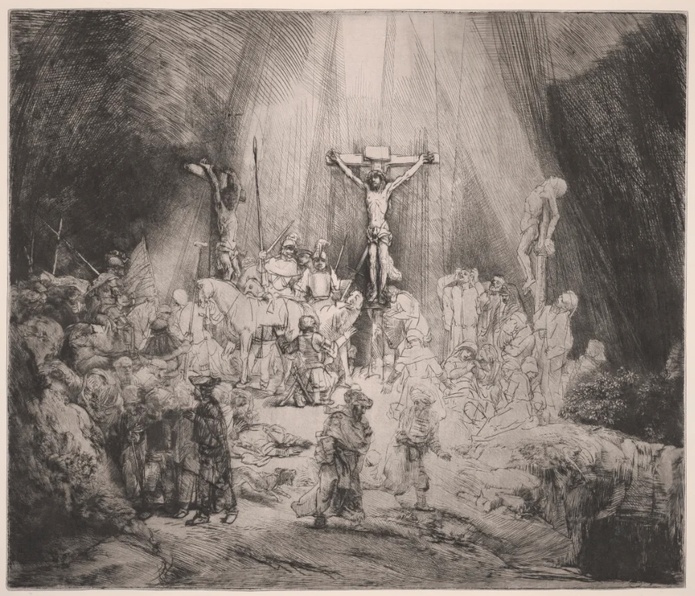 Rembrandt, Las tres cruces, 1653 © The Trustees of the British Museum