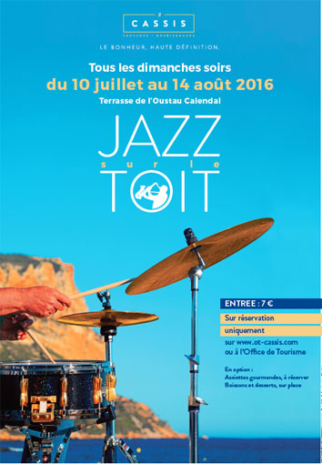 8ème Festival Jazz sur le toit à Cassis du 10 juillet au 14 août 2016