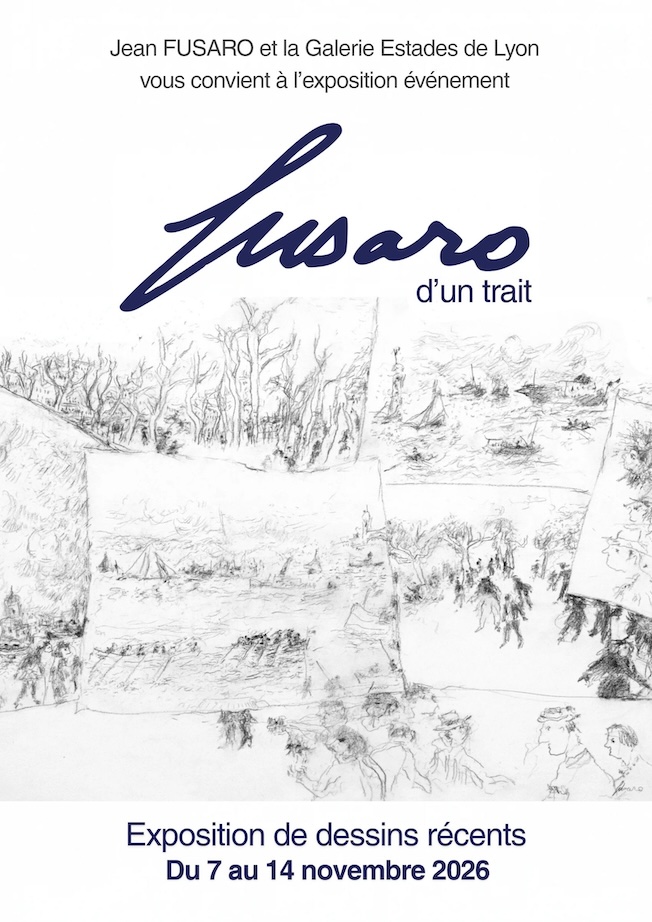 Lyon, galerie Estades : « Fusaro, d'un trait ». du 7 au 1 4 novembre 2026