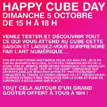 ssy-les-Moulineaux, Le Cube, Centre de création numérique : dimanche 5 octobre, Happy Cube Day 2008