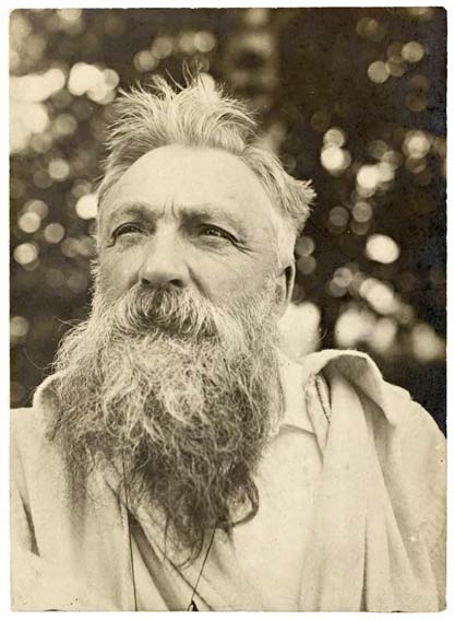 Anonyme, Portrait de Rodin, les cheveux ébouriffés, 1907, épreuve gélatino-argentique, collection musée Rodin