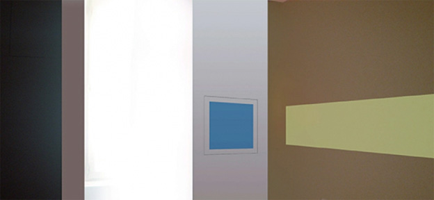 Guillaume Louot, WUE dispositif (détail), peintures acryliques, crayon 7B, 330 x 260 x 270 cm.