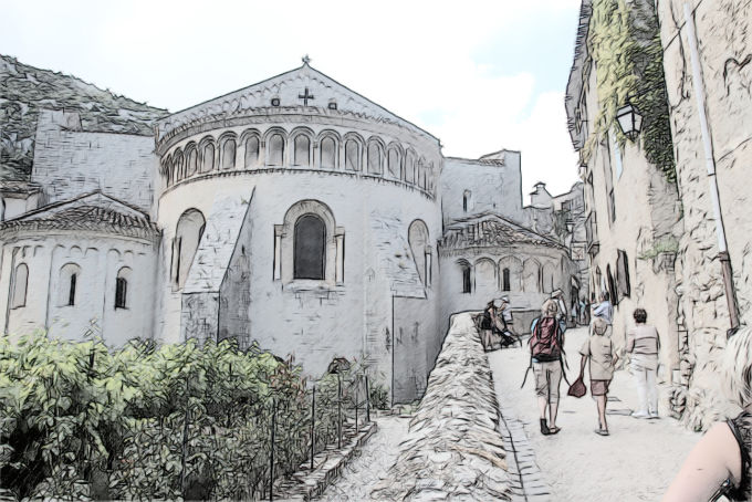 L'abbaye de Sain-Guilhem le Désert © Pierre Aimar