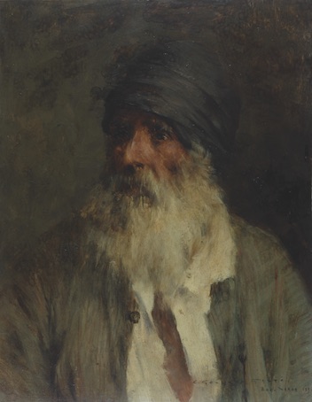 Le vieil arabe, 1894_Georges Gasté © Pierre de Sommyèvre