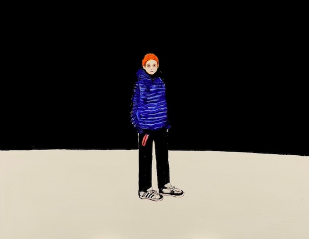 Chisato Tanaka, Alone in the World, acrylique et huile sur toile, 90,9 x 116,7 cm