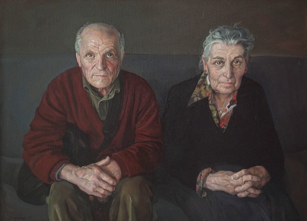 Antonio López et María Moreno, 2012. Huile sur toile, 73 x 100 cm