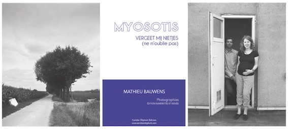  “Myosotis”, un livre de Mathieu Bauwens aux Éditions Corridor Éléphant