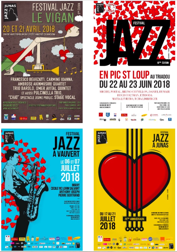 Vous avez dit jazz ? Jazz Le Vigan, Jazz en Pic St Loup, Jazz à Vauvert, Jazz à Junas