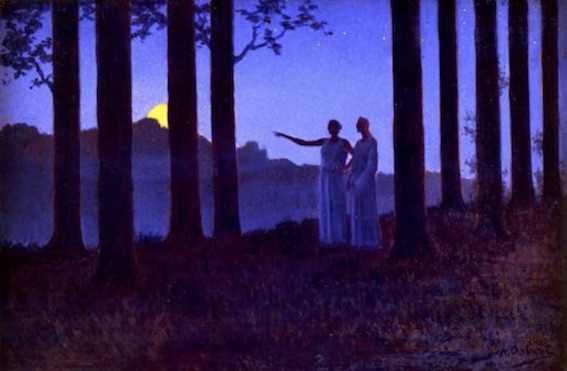 Alphonse Osbert (1857-1939), Le Mystère de la nuit, 1897
