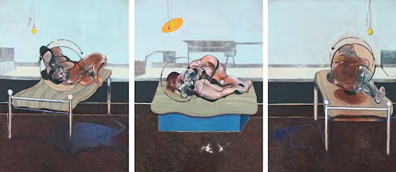 Francis Bacon, Three Studies of Figures on Beds, 1972. © The Estate of Francis Bacon. All rights reserved / 2018, ProLitteris, Zurich